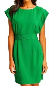 Eliza J Emerald Green Belted Dress